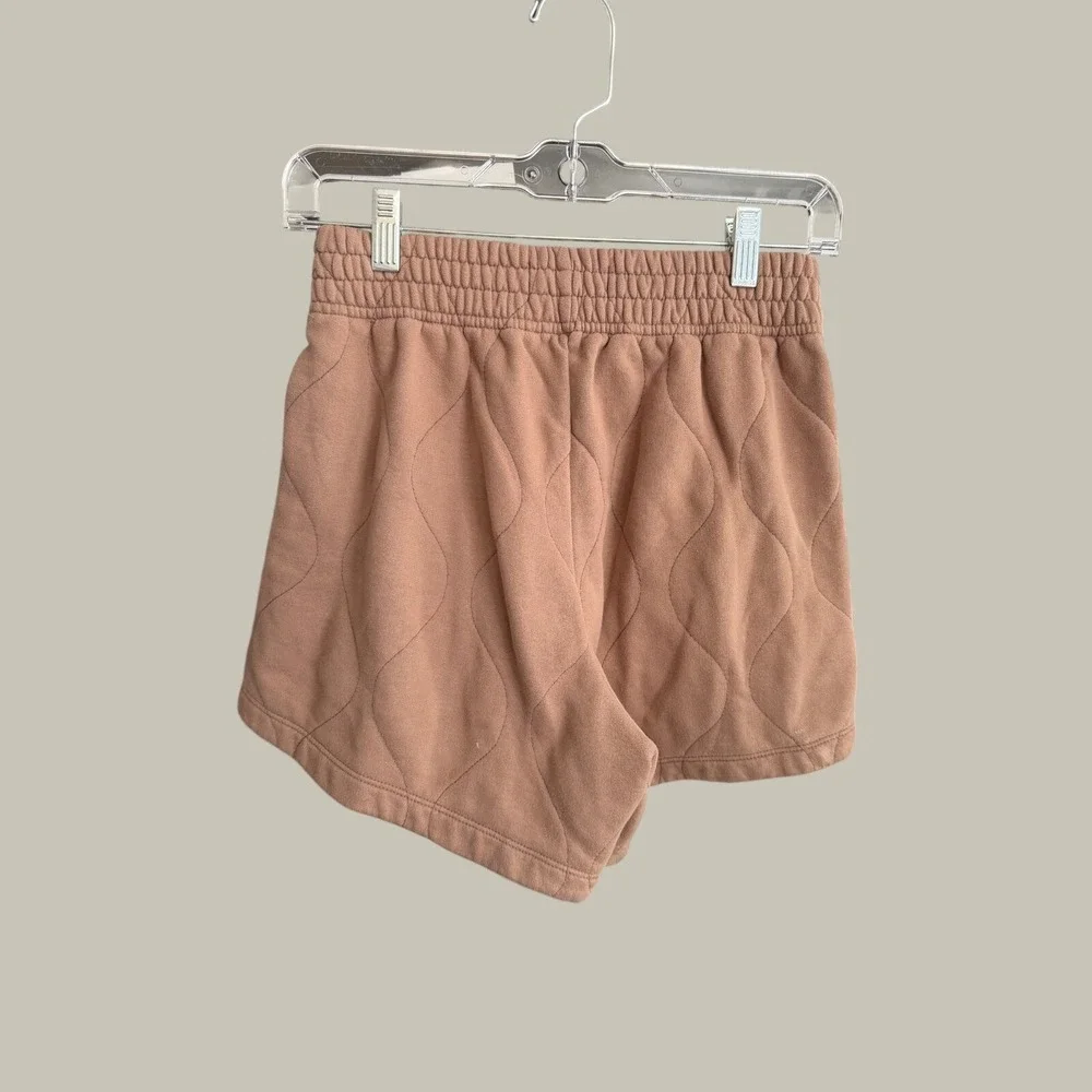 Abercrombie &‎ Fitch Soft A&F Collection Quilted Shorts XS Dusty Rose Mauve